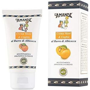 L'AMANDE Mani crème met Albricot-botercrème, Mani, reparatie, 75 ml, manin-crème, hydraterend, mani-crème