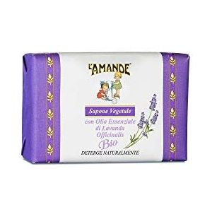 L'AMANDE Plantaardige zeep 200 g met lavendelolie groentezeep hand en lichaam