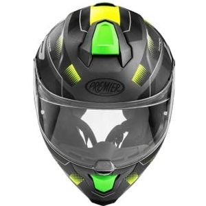 Premier Helm Hyper, ZWART / GEEL / GROEN, XL, Unisex