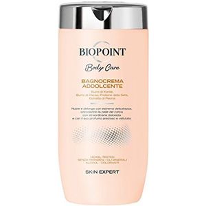 Biopoint - Zacht douchebad met verzorgende werking, met zijdeproteïnen en pioenrozenextract, geeft een zachte en geurende huid, 400 ml