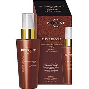 Biopoint Elisir di Zon zelfbruinend gezicht 50 ml - serum uit de consistentie zijdezacht en met snelle absorptie