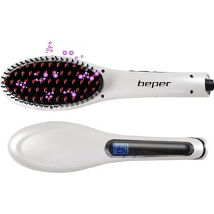 BEPER - 40,926 - Haarborstel - Zwart - Keramische Coating - Instelbare Temperatuur
