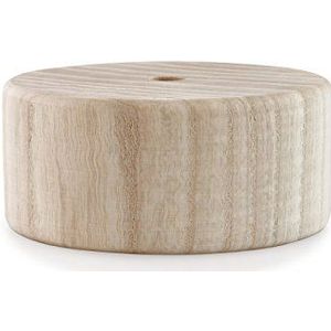 Houten rozet met accessoires voor bevestiging