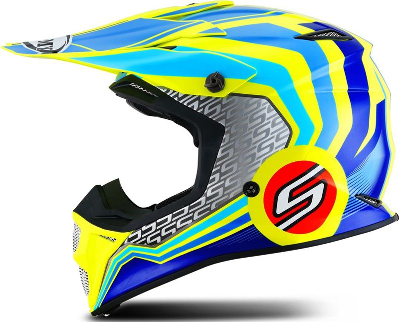Crosshelm Suomy Speed Pro Forward Mips® Blauw-Geel