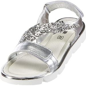 PRIMIGI Meisjes Prg 19362 Sandaal, Argento, 33 EU