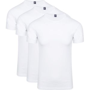 Alan Red Ottawa T shirt Stretch Wit (3 Pack) Heren Basic T shirts