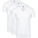 Alan Red Oklahoma T-shirt Stretch Wit (3pack) - Heren - Basic T-shirt