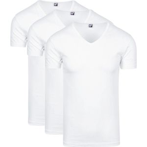 Alan Red Oklahoma T-shirt Stretch Wit (3pack) - Heren - Basic T-shirt