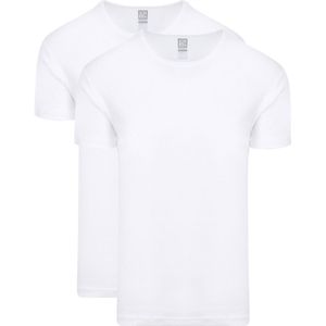 Alan Red - Copenhagen - T-shirts - Wit - 100% Organisch Katoen - 2-Pack