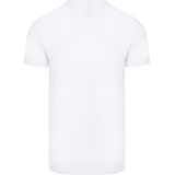 Alan Red Organic V-Hals T-Shirt Wit 2-Pack - Heren - Basic T-shirts