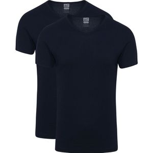 Alan Red Vancouver T-shirt V-Hals Navy 2-Pack - Heren - Basic T-shirt