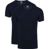 Alan Red Vancouver T-shirt V-Hals Navy 2-Pack - Heren - Basic T-shirts