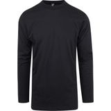 Alan Red T-Shirt Virginia Zwart Longsleeve 2-pack - Heren - Basic T-shirt