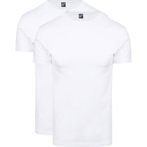 Alan Red Oakville T-shirt Wit (2Pack) - Heren - Basic T-shirt