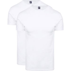 Alan Red Oakville T-shirt Wit (2Pack) - Heren - Basic T-shirts