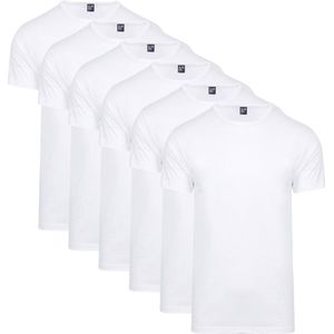 Alan Red - Derby - T-shirts - Wit - 100% Katoen - 6-Pack
