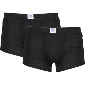 North Sails - Zwarte Katoenen Boxershorts - Duopack