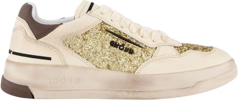 Ghoud - Lage Glitter Sneakers - Goud - Leer