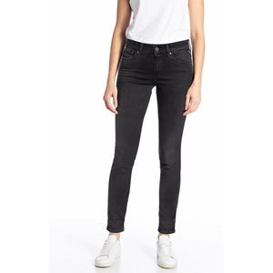 Replay Dames Jeans Broeken NEW LUZ skinny Fit Zwart Volwassenen
