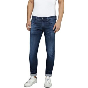 Replay Heren Jeans Broeken ANBASS slim Fit Blauw Volwassenen