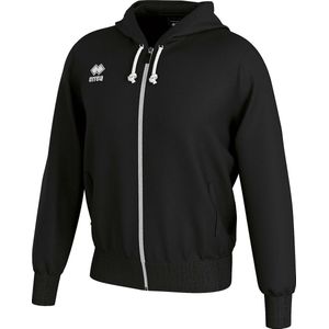 Errea - Jacob - Jas - Zwart - Ademend - Verstelbare Capuchon