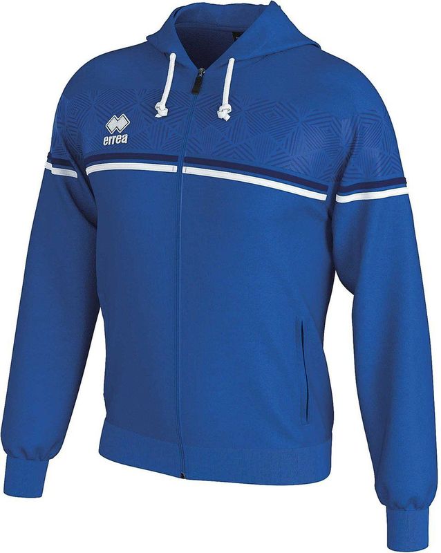 Errea - Dragos - Jas - Zwart - Katoen - Verstelbare Capuchon