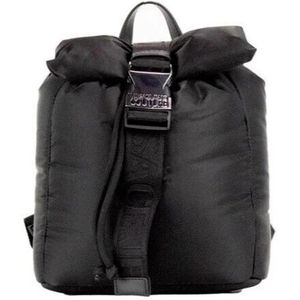 Versace Puffy Nylon Safety Buckle Backpack , Black , Dames , Maat: ONE Size
