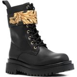 Versace Jeans Couture - Enkellaarzen - Zwart - Polyurethaan