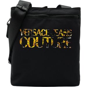 Versace Jeans Couture Men Iconic Logo Crossbody - Black/Multi