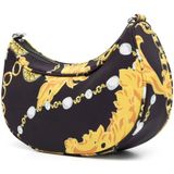 Versace Jeans Couture, Multikleur Sportieve Logo Hobo Tas Veelkleurig, Dames, Maat:ONE Size