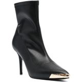 Versace Jeans Couture - Enkellaarsjes - Zwart - Polyester 90% Elastaan 10%