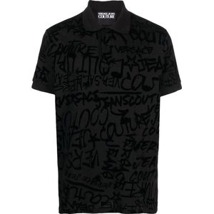 Versace - Jeans Couture - Poloshirt - Graffiti - Flock