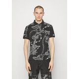 Versace Jeans Couture - Polo - Zwart Grijs - Katoen
