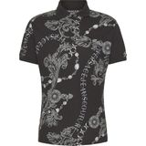 Versace Jeans Couture - Polo - Zwart Grijs - Katoen