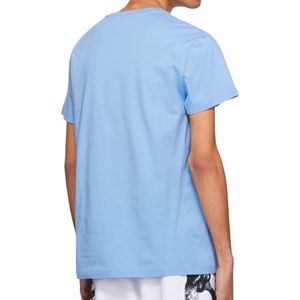 Versace Jeans Couture T-Shirt Logo Watercolor Bonnie Light Blue