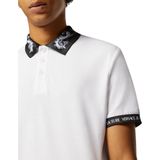 Versace Jeans Couture - Watercolor Polo - Poloshirt - Wit