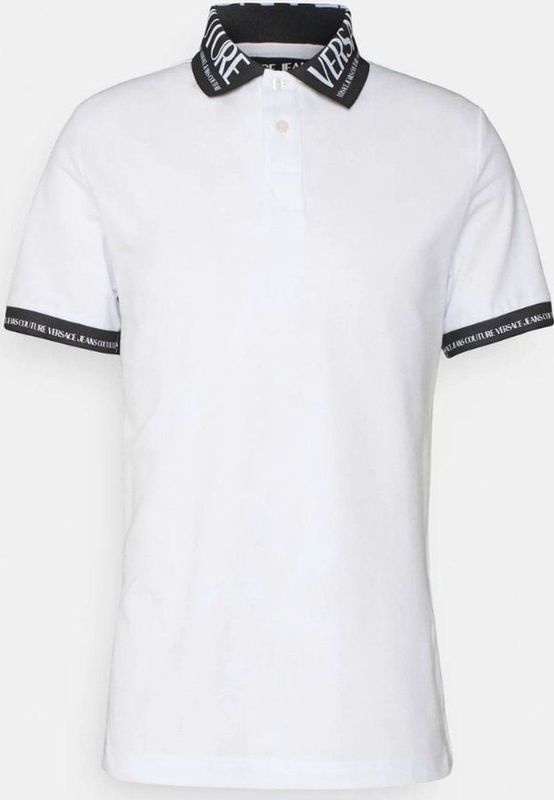 Versace Jeans Couture - Watercolor Polo - Poloshirt - Wit