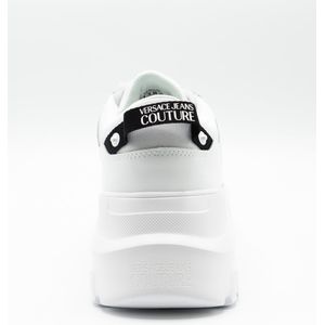Versace Jeans Sneakers met print logo voor heren, Wit, 40 EU