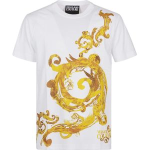 Versace Jeans - Shirt Wit Versace Jeans T-shirts Wit 76gah6sw Js304 G03
