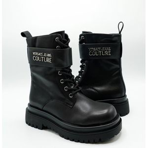 Versace Jeans Couture - Enkellaarsjes - Zwart - Dames