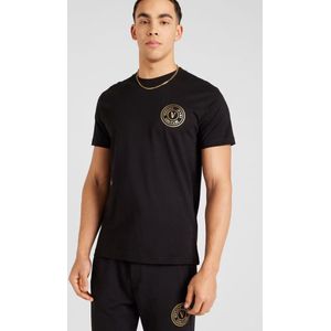Versace Jeans Couture T-shirt Vemble Small Thick Foil Black Gold
