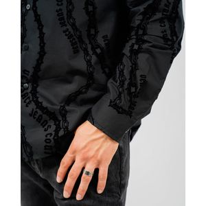 Versace Jeans Couture  CAMICIA77GALYR0  overhemden  heren Zwart