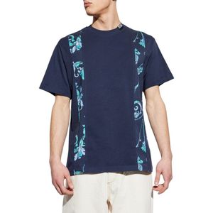 Versace Jeans Couture - Barocco Print - T-Shirt - Marineblauw - Katoen