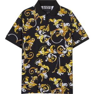Versace Jeans Couture - Poloshirt - Zwart - Katoen