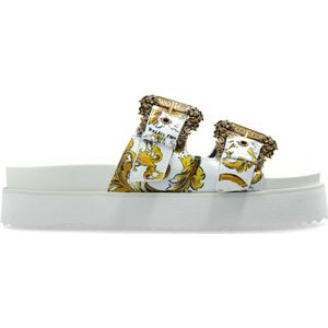 Versace Jeans Couture - Slippers - Wit - Kunststof