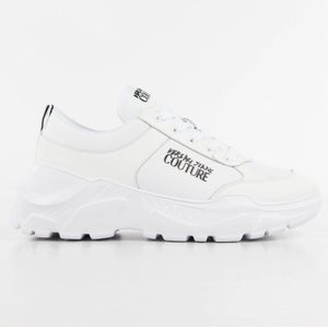 Versace Jeans Couture - Sneakers - Wit - Kunstleer/Textiel