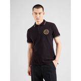 Versace Jeans Couture - Polo Shirt - Zwart - Katoen - Rechte Pasvorm