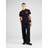 Versace Jeans Couture - Polo Shirt - Zwart - Katoen - Rechte Pasvorm