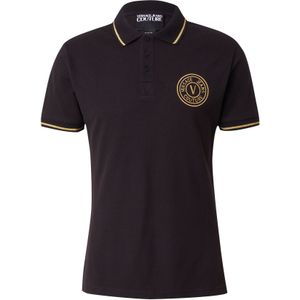 Versace Jeans Couture - Polo Shirt - Zwart - Katoen - Rechte Pasvorm