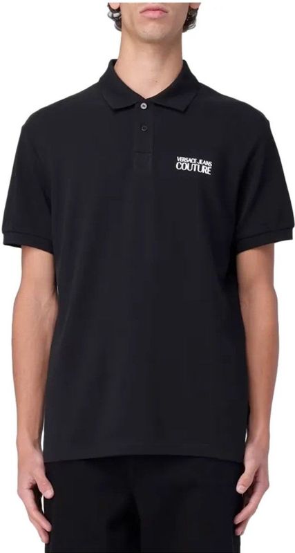 Versace Jeans Couture - Polo - Zwart - 100% Katoen